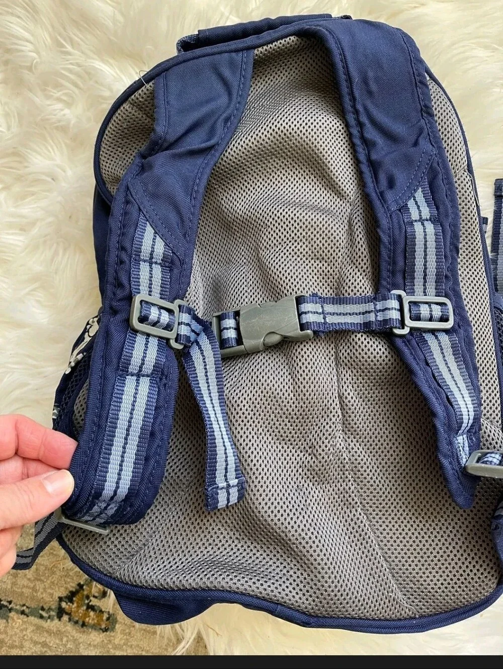 Pottery Barn Kids Dino Bones Glow in Dark Backpack Small